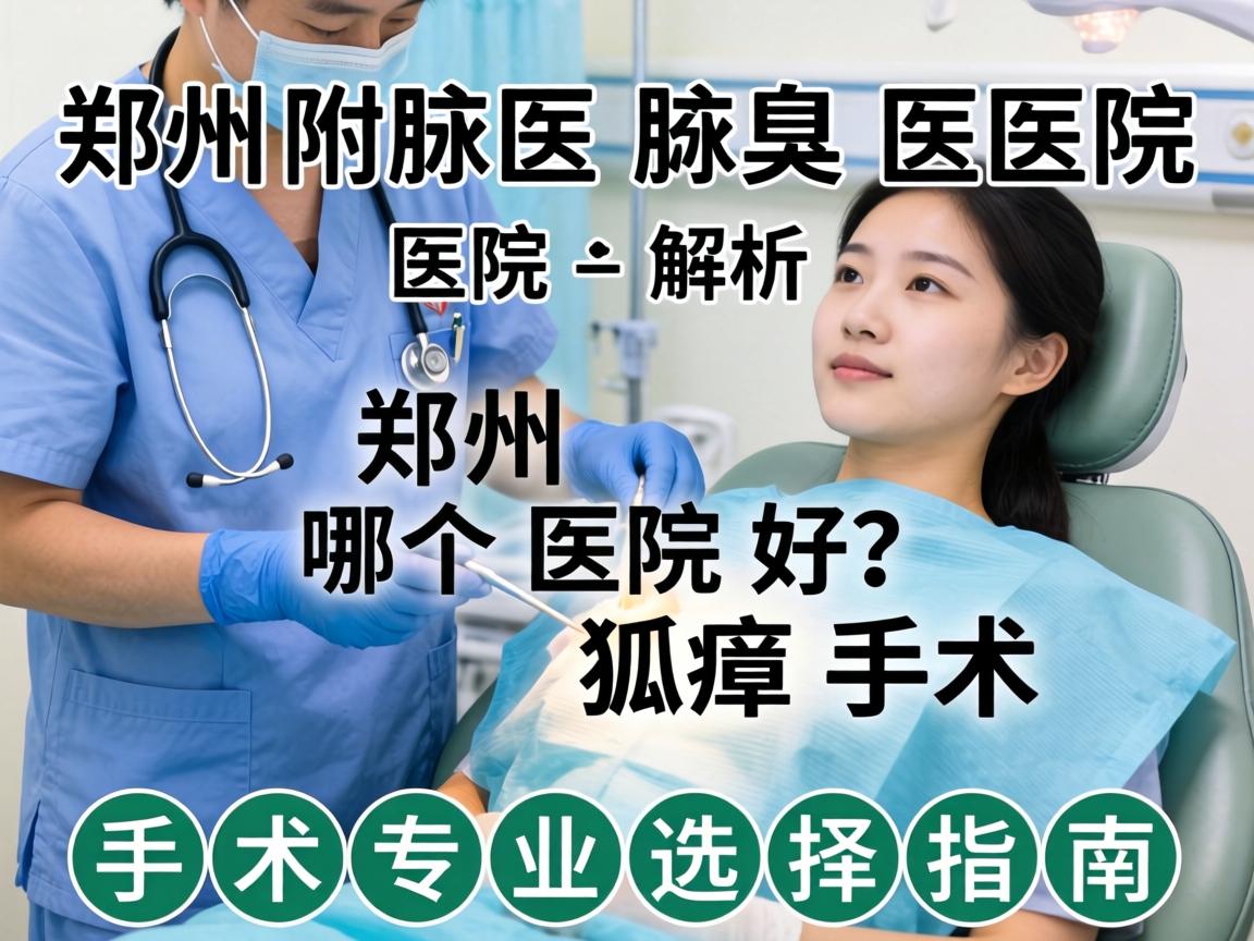 郑州附医腋臭医院解析，郑州哪个医院好？狐臭手术专业选择指南