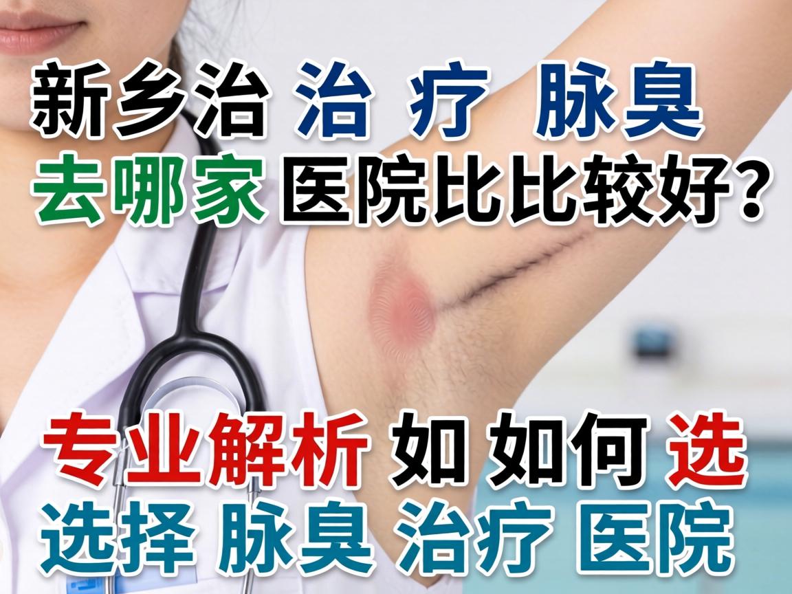新乡治疗腋臭去哪家医院比较好？专业解析如何选择腋臭治疗医院