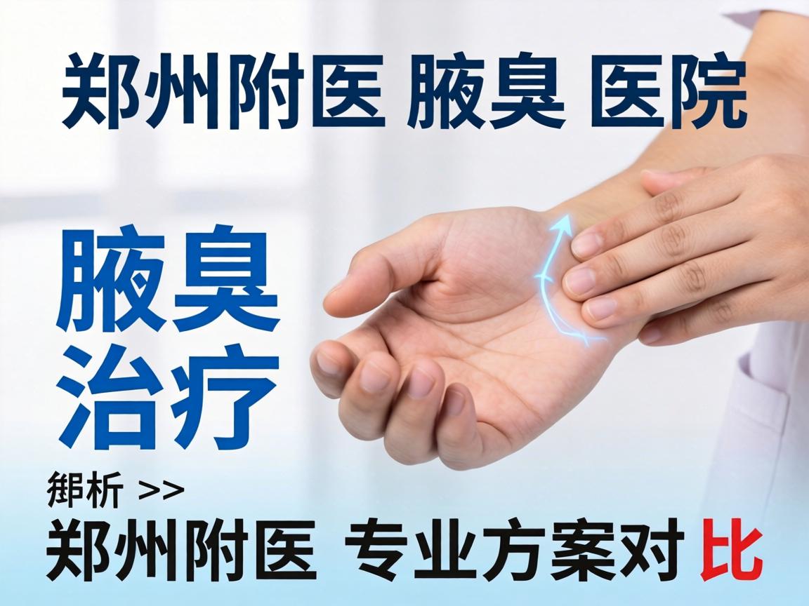 郑州附医腋臭医院解析腋臭治疗，郑州附医专业方案对比