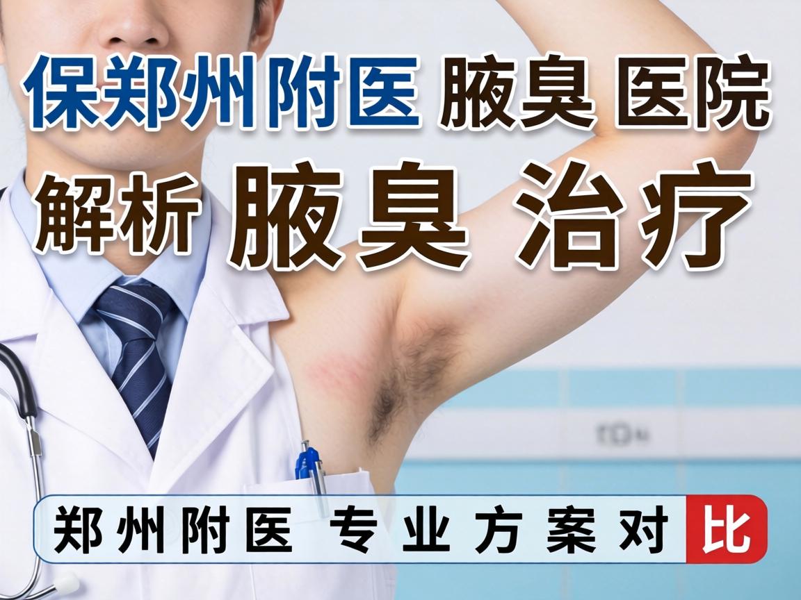 郑州附医腋臭医院解析腋臭治疗，郑州附医专业方案对比