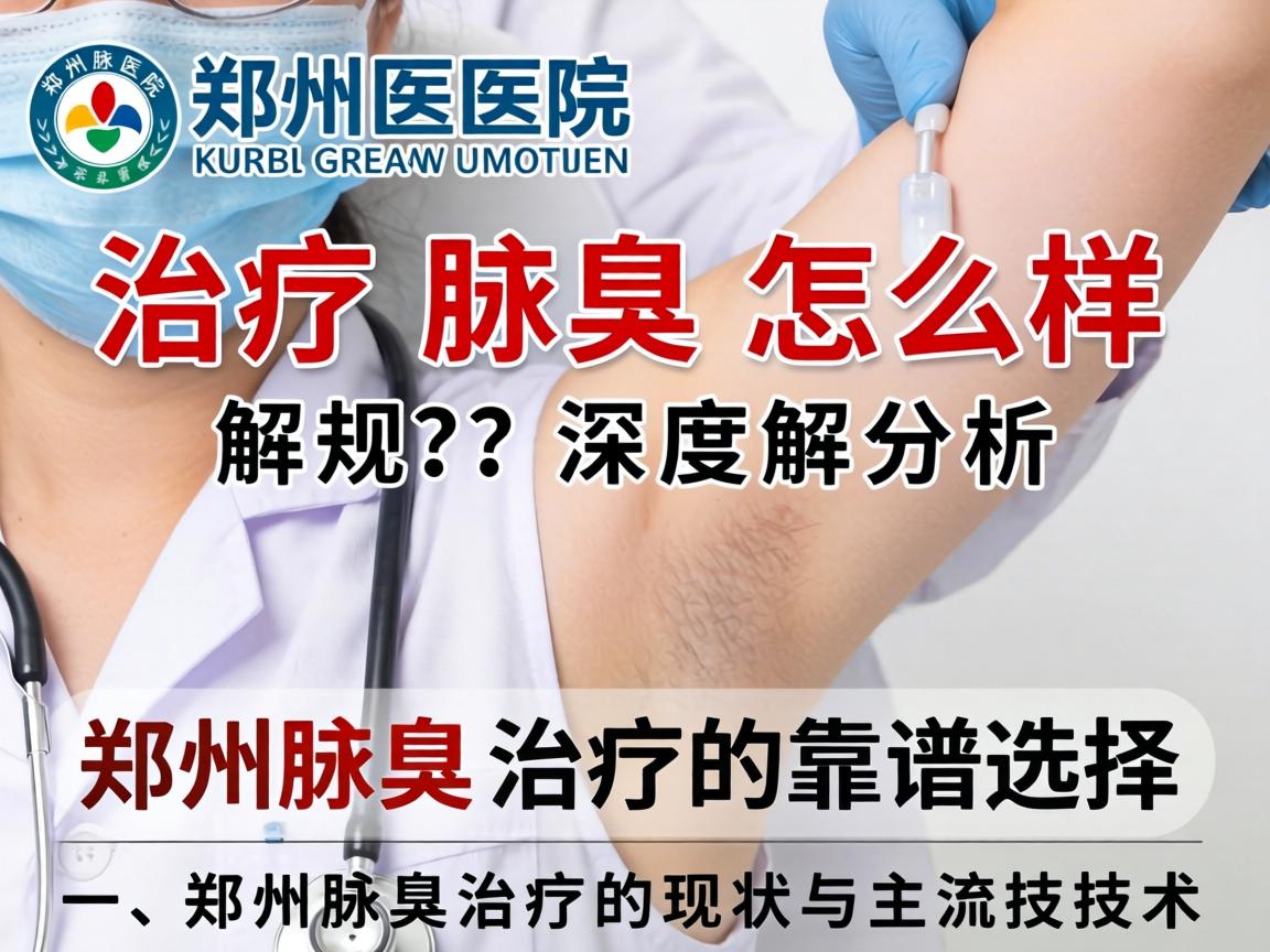 郑州医院治疗腋臭怎么样？深度解析郑州腋臭治疗的靠谱选择
一，郑州腋臭治疗的现状与主流技术