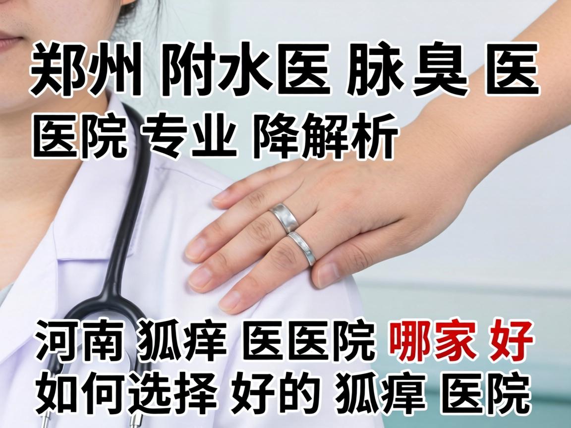 郑州附医腋臭医院专业解析，河南狐臭医院哪家好，如何选择好的狐臭医院