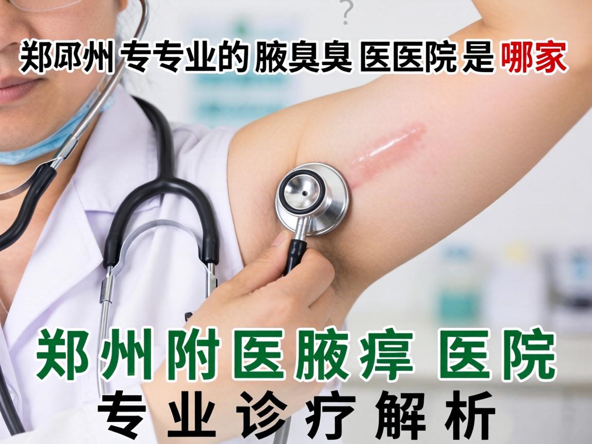 郑州专业的腋臭医院是哪家？郑州附医腋臭医院专业诊疗解析