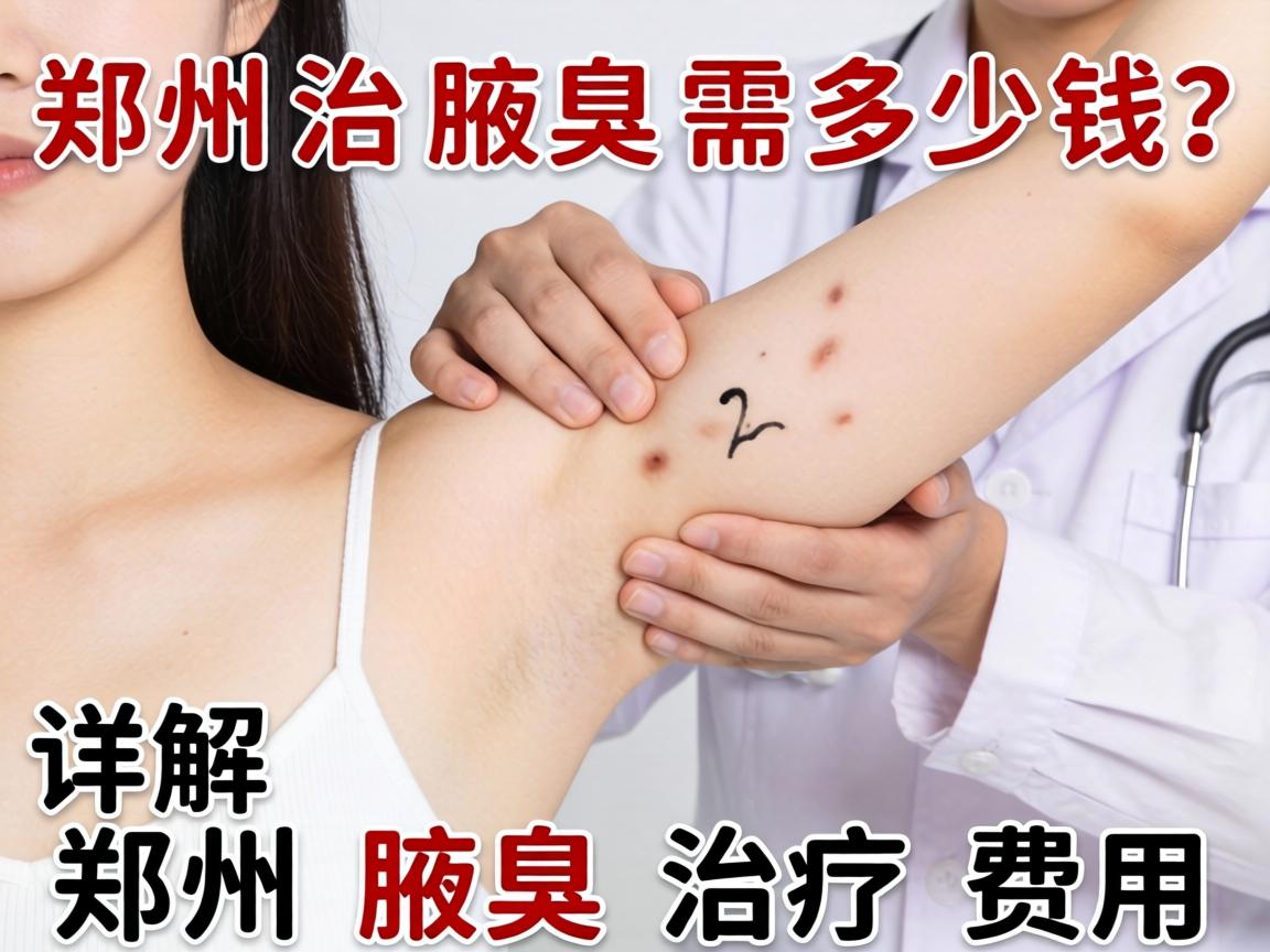 郑州治腋臭需多少钱？详解郑州腋臭治疗费用