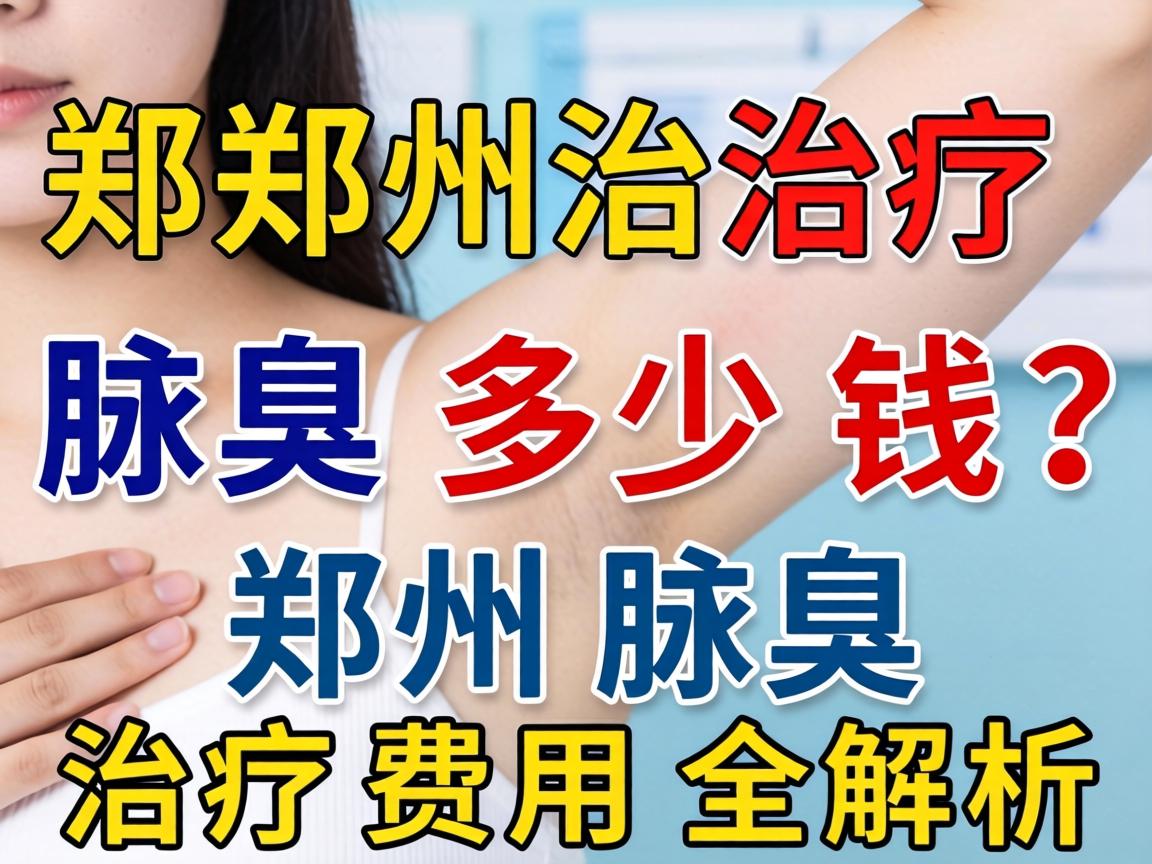 郑州治疗腋臭多少钱？郑州腋臭治疗费用全解析