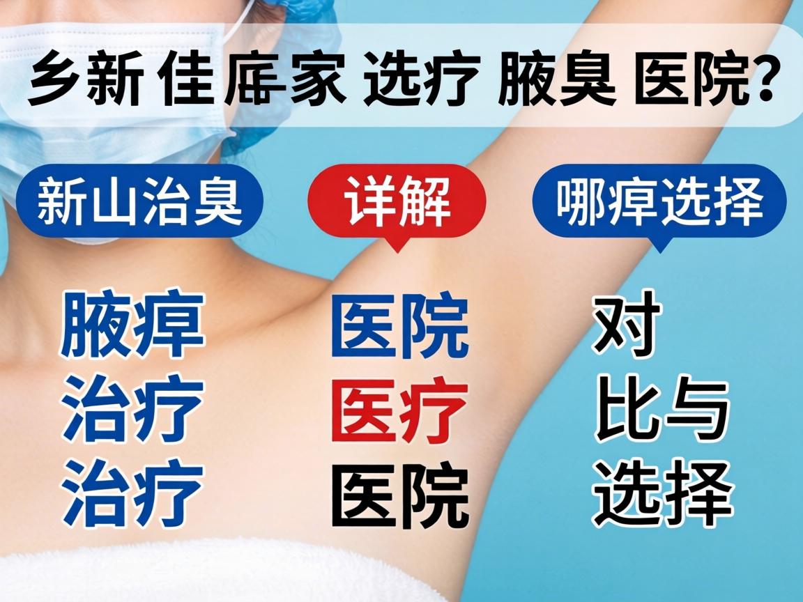 新乡治疗腋臭选择哪家医院？详解新乡腋臭治疗医院的对比与选择
