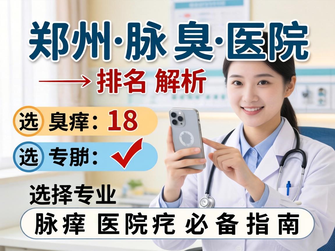 郑州腋臭医院排名解析，选择专业腋臭医院的必备指南