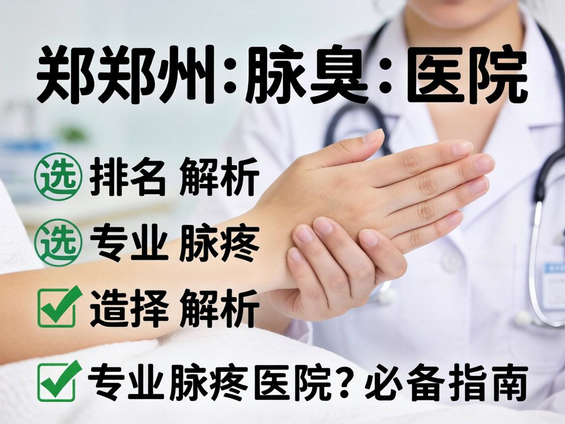 郑州腋臭医院排名解析，选择专业腋臭医院的必备指南