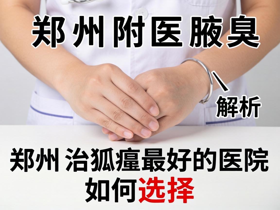 郑州附医腋臭医院解析，郑州治狐臭最好的医院如何选择
