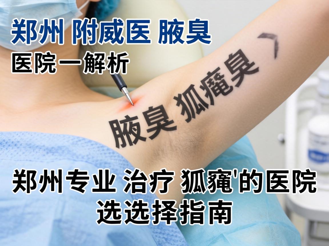 郑州附医腋臭医院解析，郑州专业治疗狐臭的医院选择指南