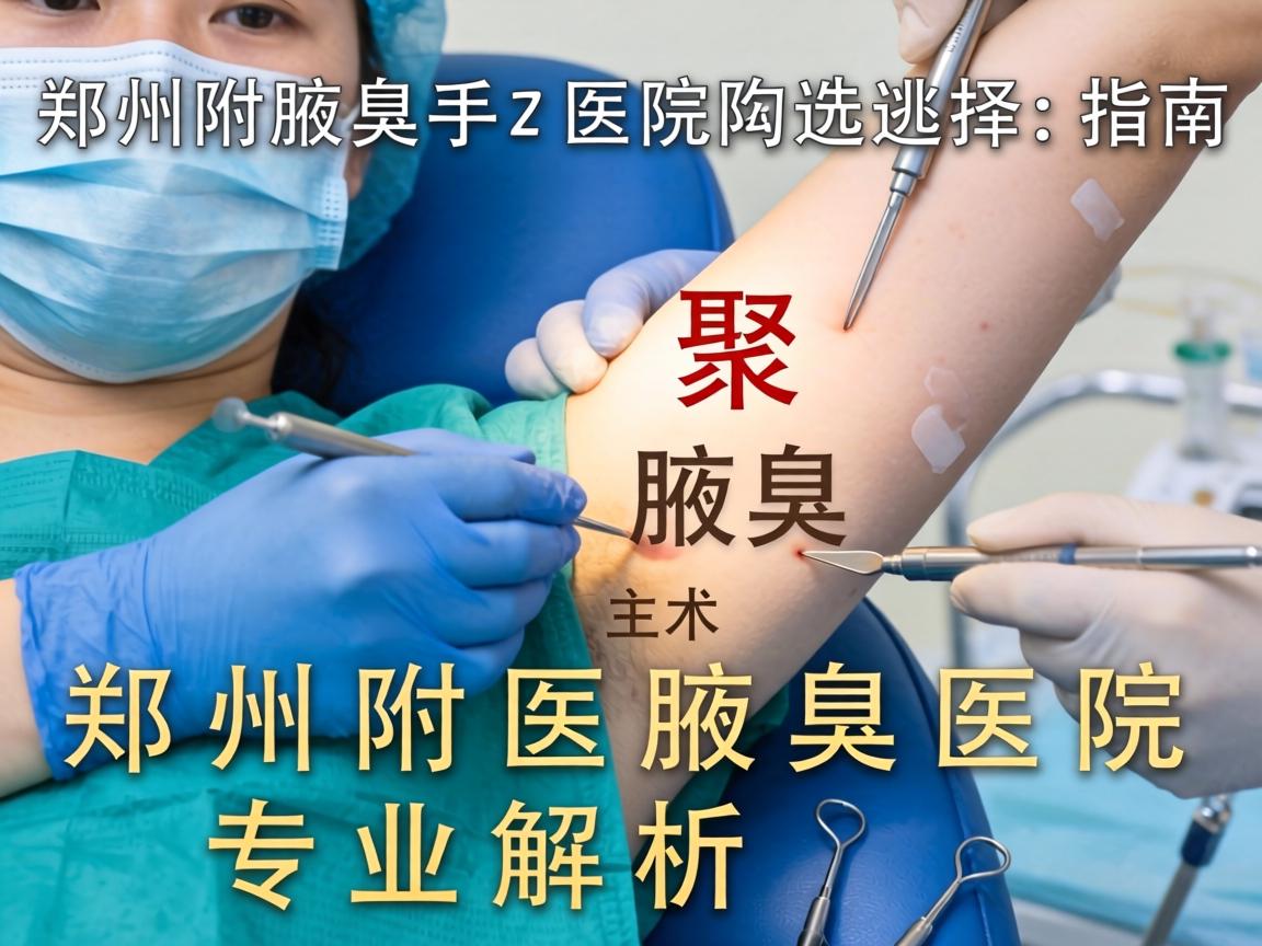 郑州腋臭手术医院选择指南，聚焦郑州附医腋臭医院专业解析
