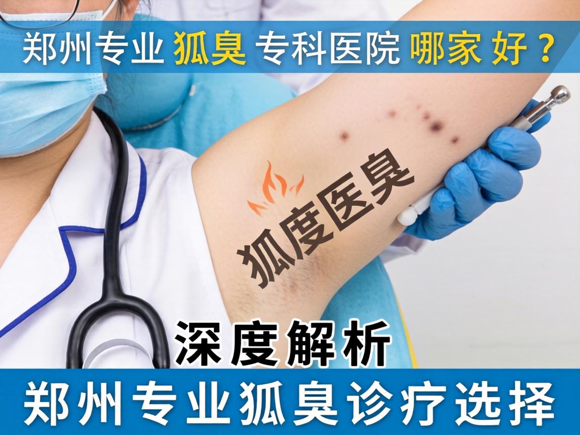郑州专业狐臭专科医院哪家好？深度解析郑州专业狐臭诊疗选择