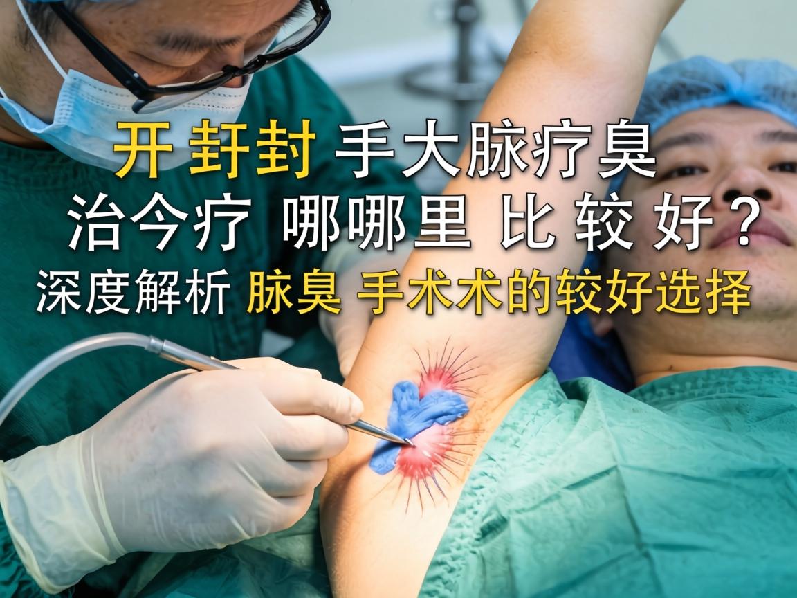 开封手术治疗腋臭哪里比较好？深度解析腋臭手术的较好选择