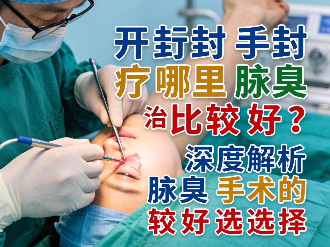 开封手术治疗腋臭哪里比较好？深度解析腋臭手术的较好选择