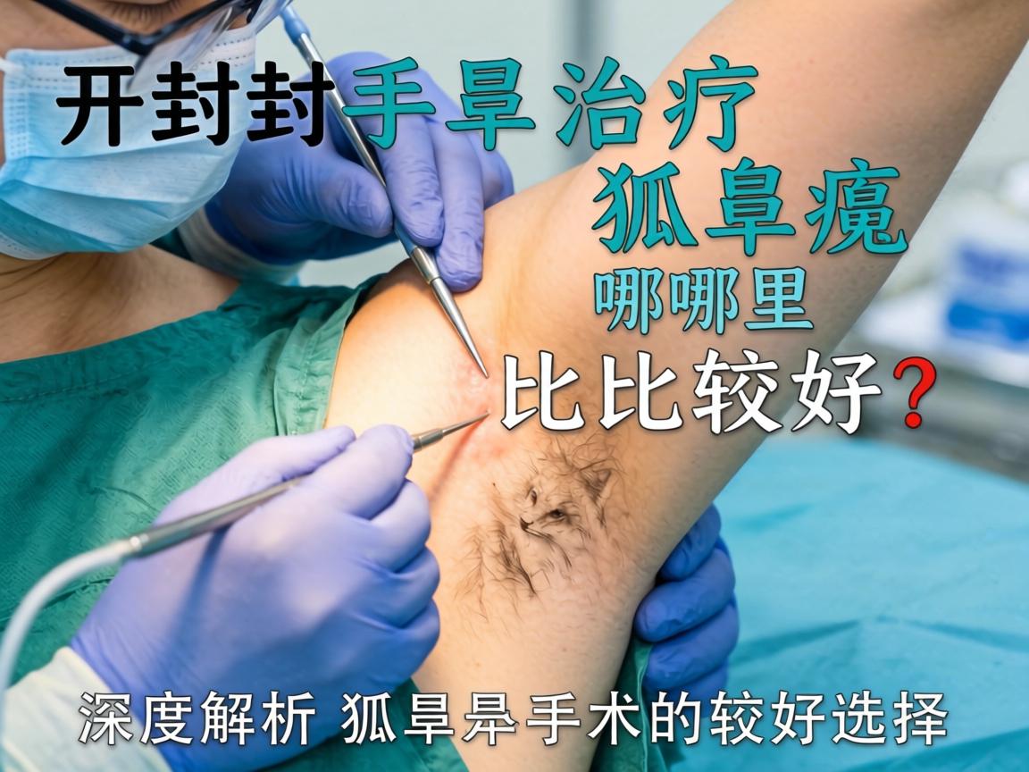 开封手术治疗狐臭哪里比较好？深度解析狐臭手术的较好选择