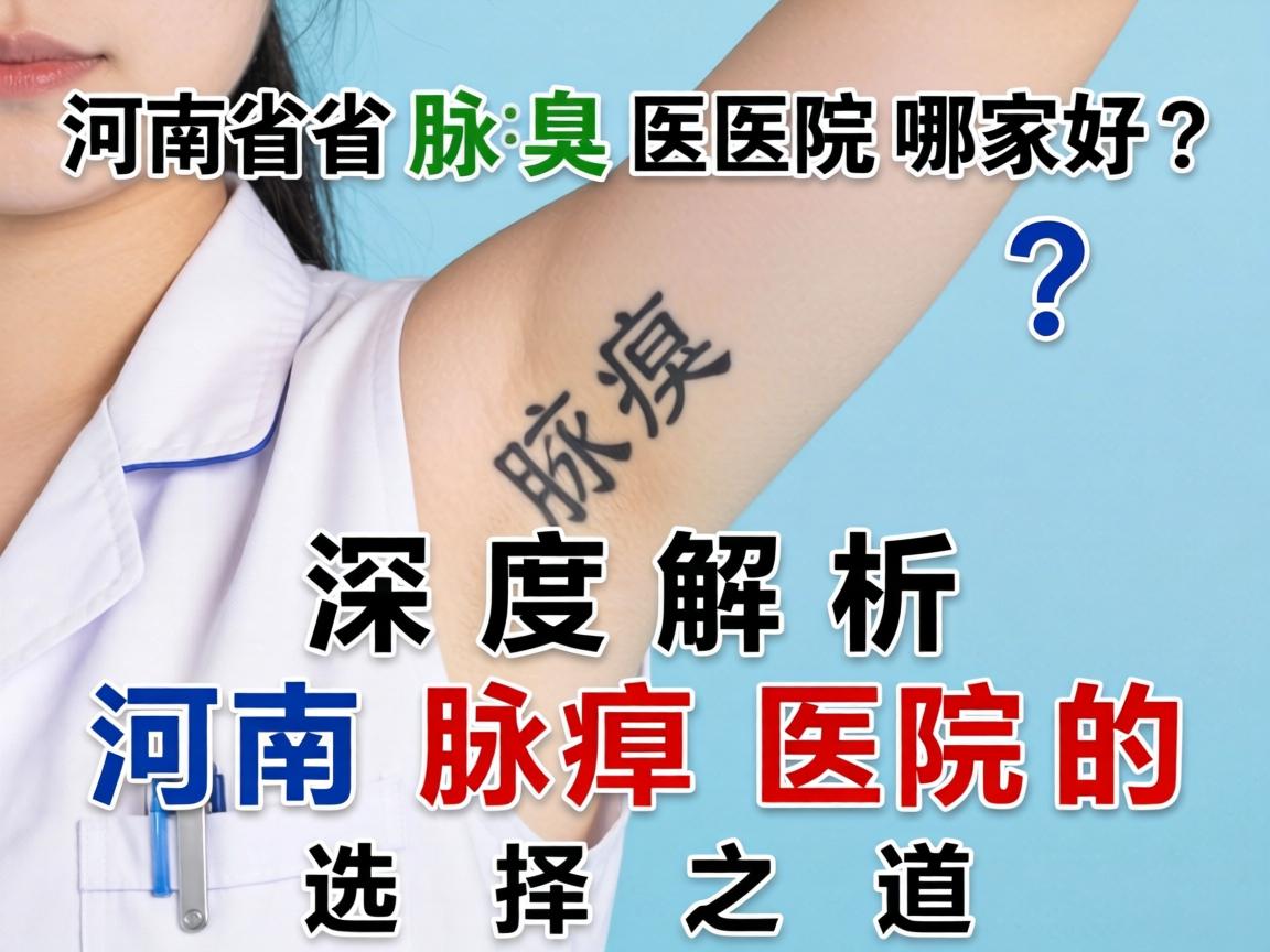 河南省腋臭医院哪家好？深度解析河南腋臭医院的选择之道