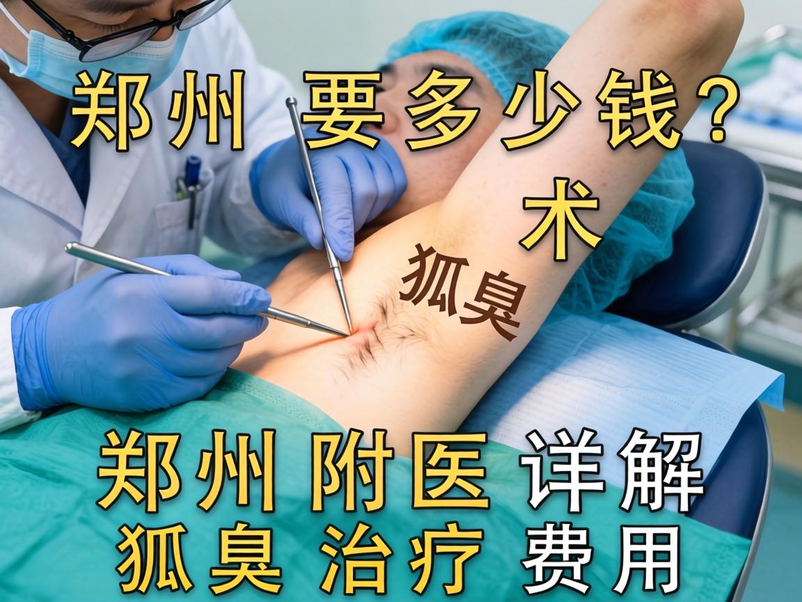 郑州狐臭手术要多少钱？郑州附医详解狐臭治疗费用