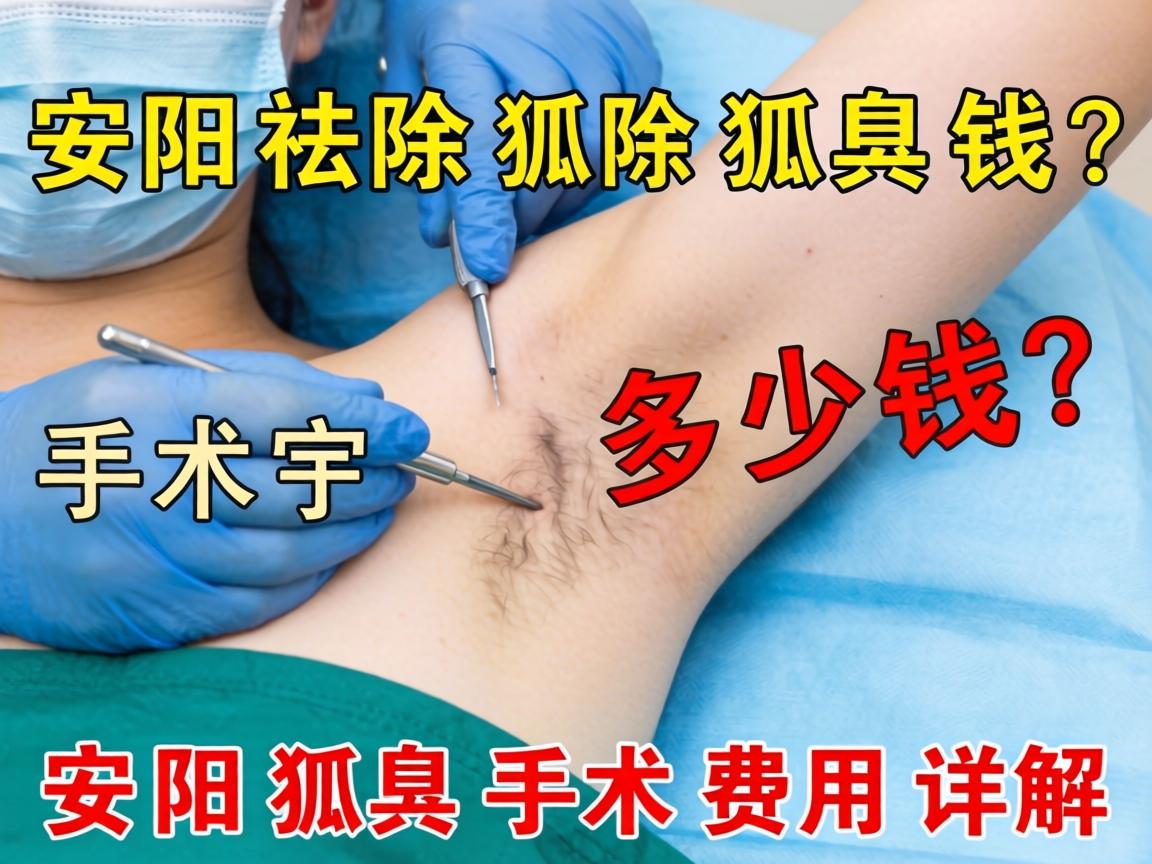 安阳祛除狐臭手术多少钱？安阳狐臭手术费用详解