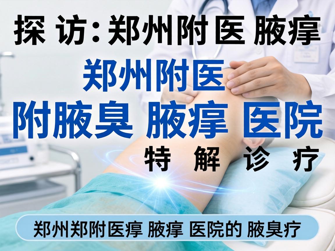 探访郑州附医腋臭医院，解析郑州附医腋臭医院的特色诊疗