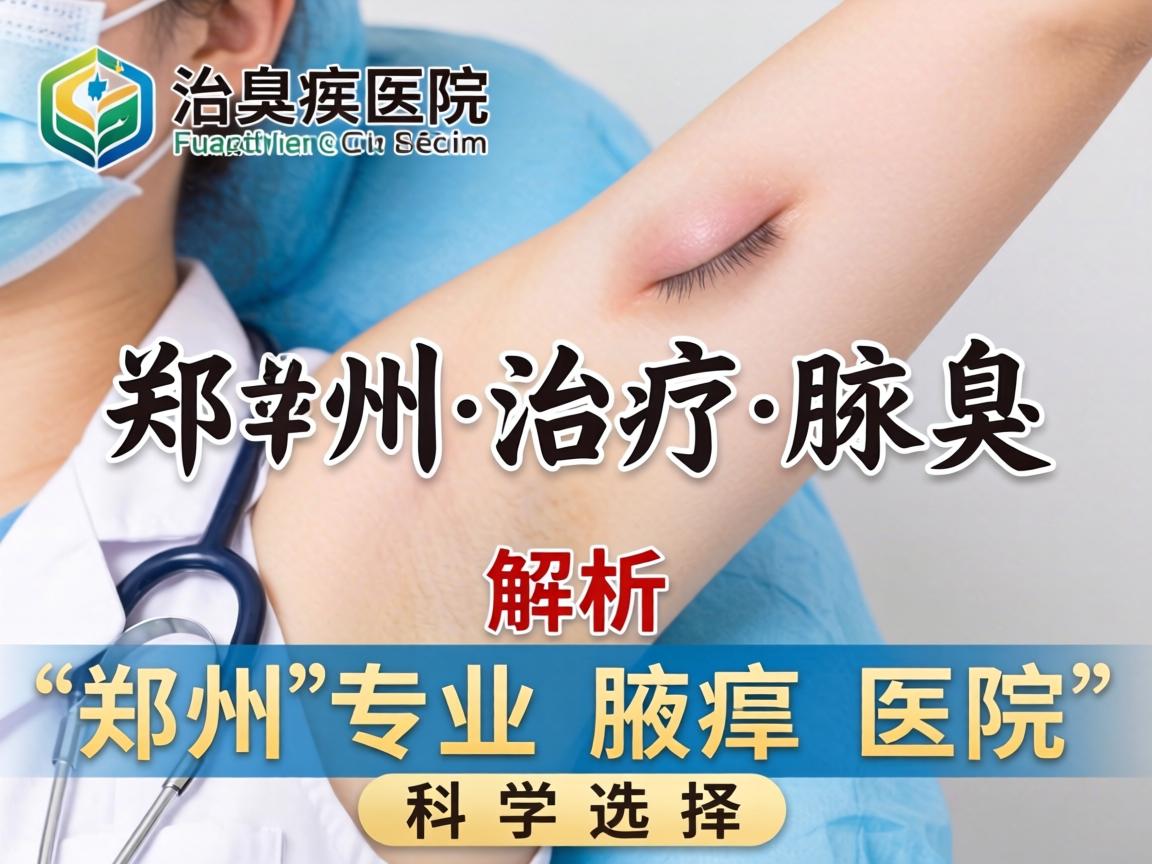 郑州治疗腋臭医院解析，郑州专业腋臭医院的科学选择