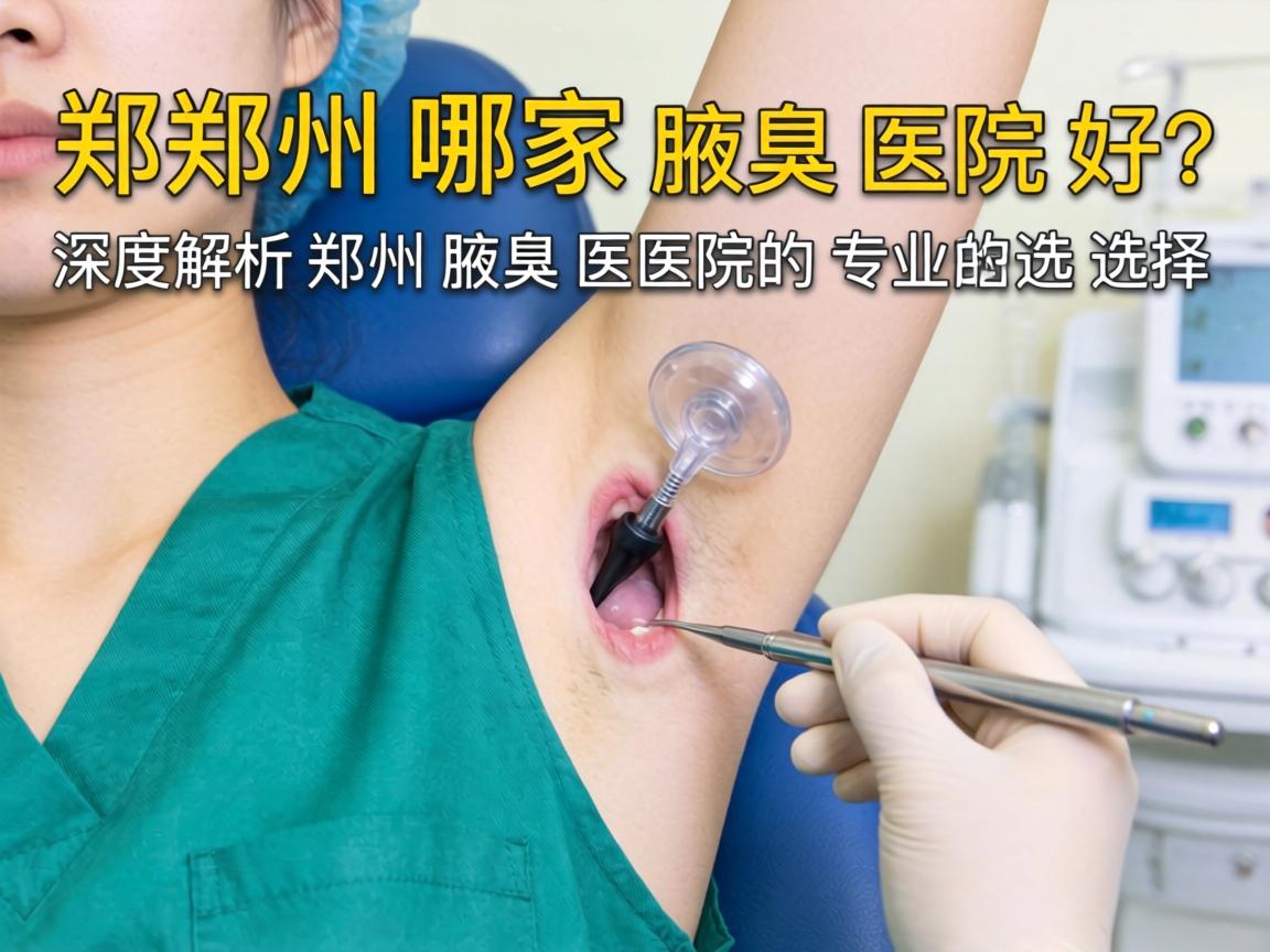 郑州哪家腋臭医院好？深度解析郑州腋臭医院的专业选择