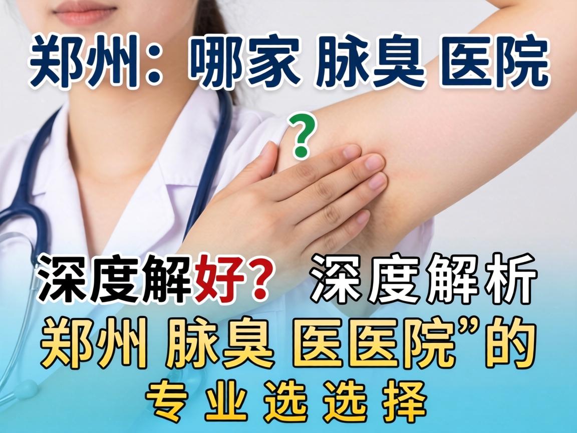 郑州哪家腋臭医院好？深度解析郑州腋臭医院的专业选择