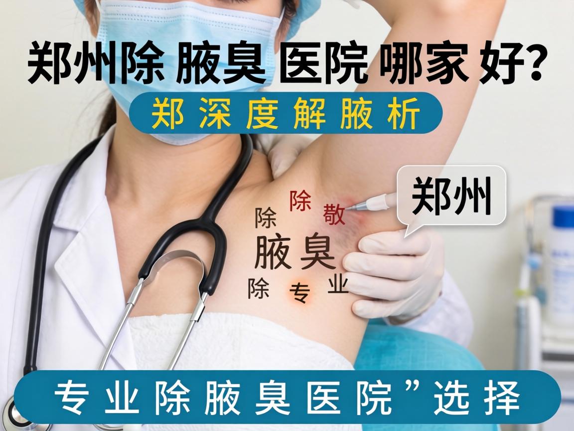 郑州除腋臭医院哪家好？深度解析郑州专业除腋臭医院的选择
