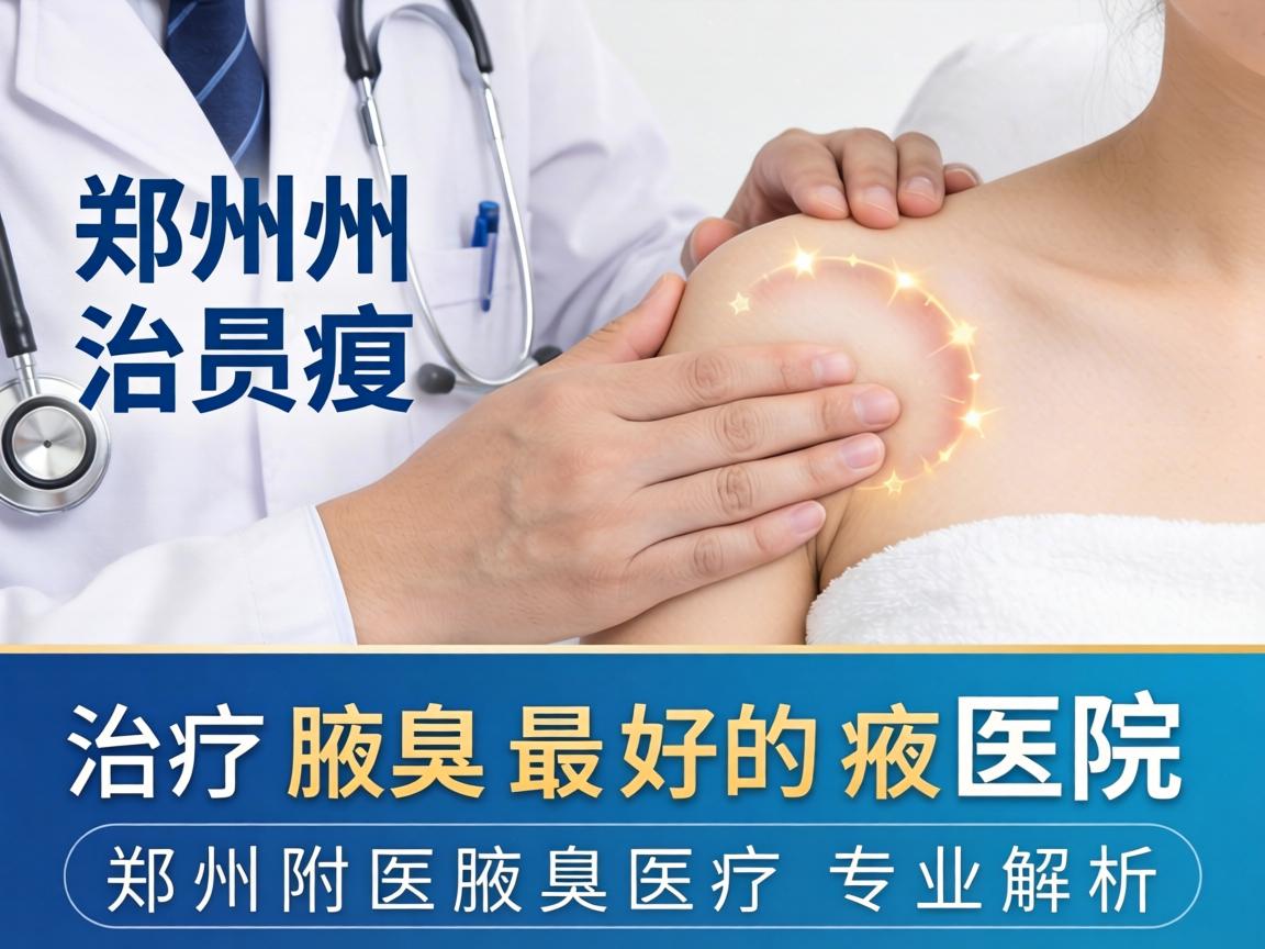 郑州治疗腋臭最好的医院，郑州附医腋臭医院专业解析