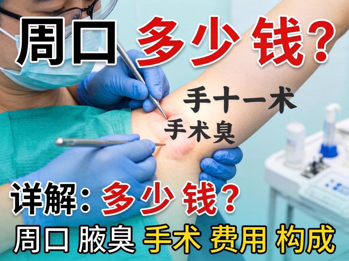 周口腋臭手术多少钱？详解周口腋臭手术费用构成