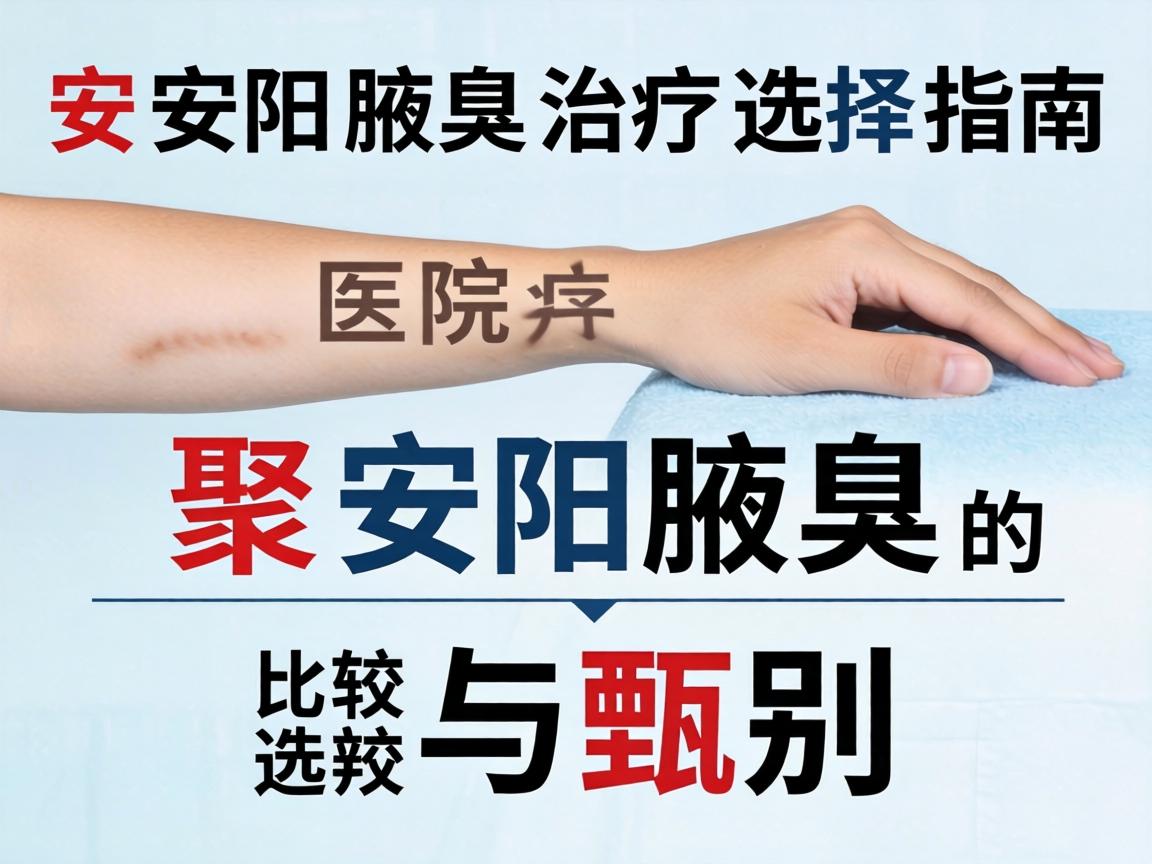 安阳腋臭治疗选择指南，聚焦安阳腋臭医院的比较与甄别