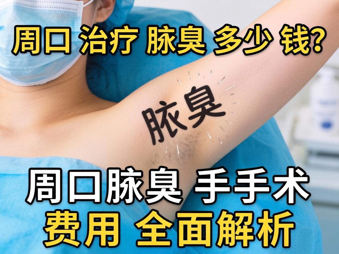 周口治疗腋臭多少钱？周口腋臭手术费用全面解析