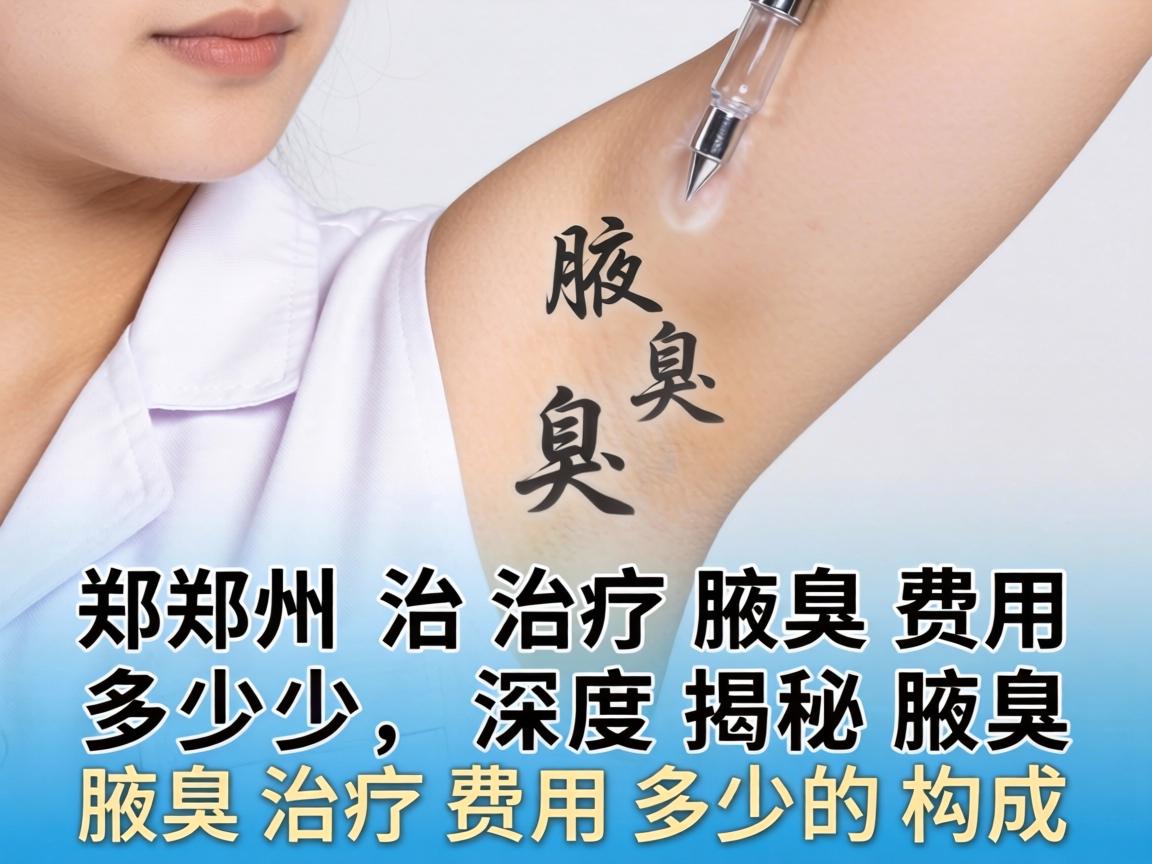 解析郑州治疗腋臭费用多少，深度揭秘腋臭治疗费用多少的构成