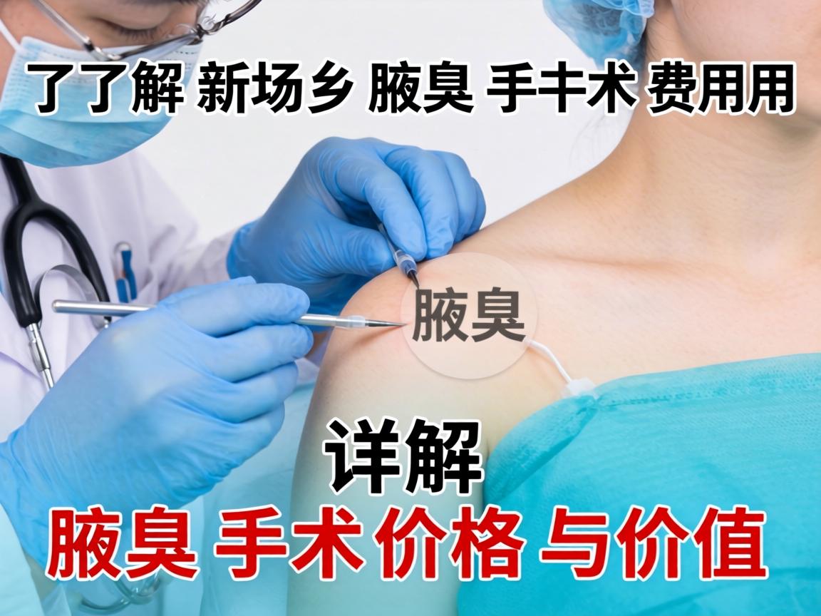 了解新乡腋臭手术费用，详解腋臭手术价格与价值