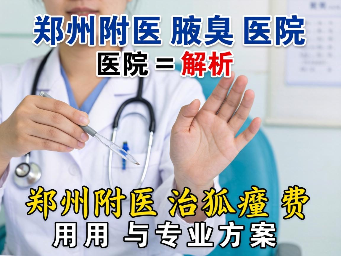 郑州附医腋臭医院解析，郑州附医治狐臭费用与专业方案