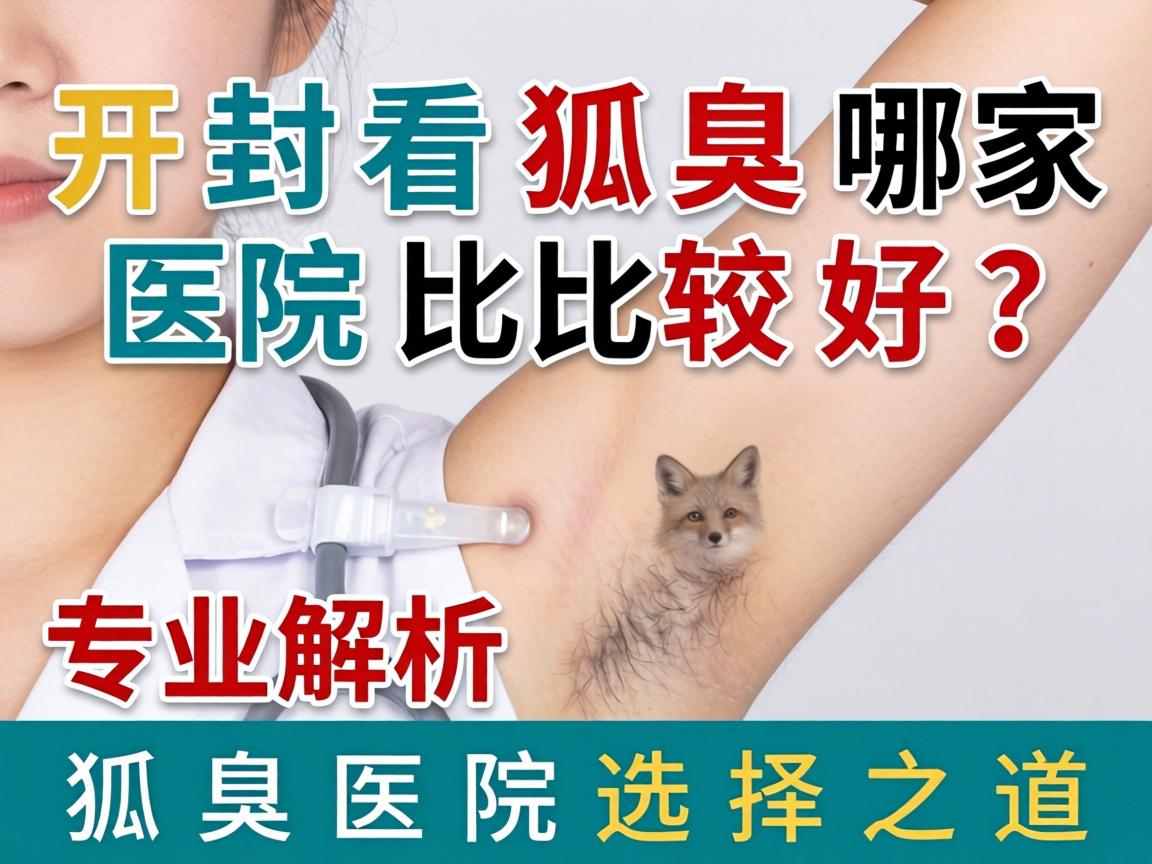 开封看狐臭哪家医院比较好？专业解析狐臭医院选择之道