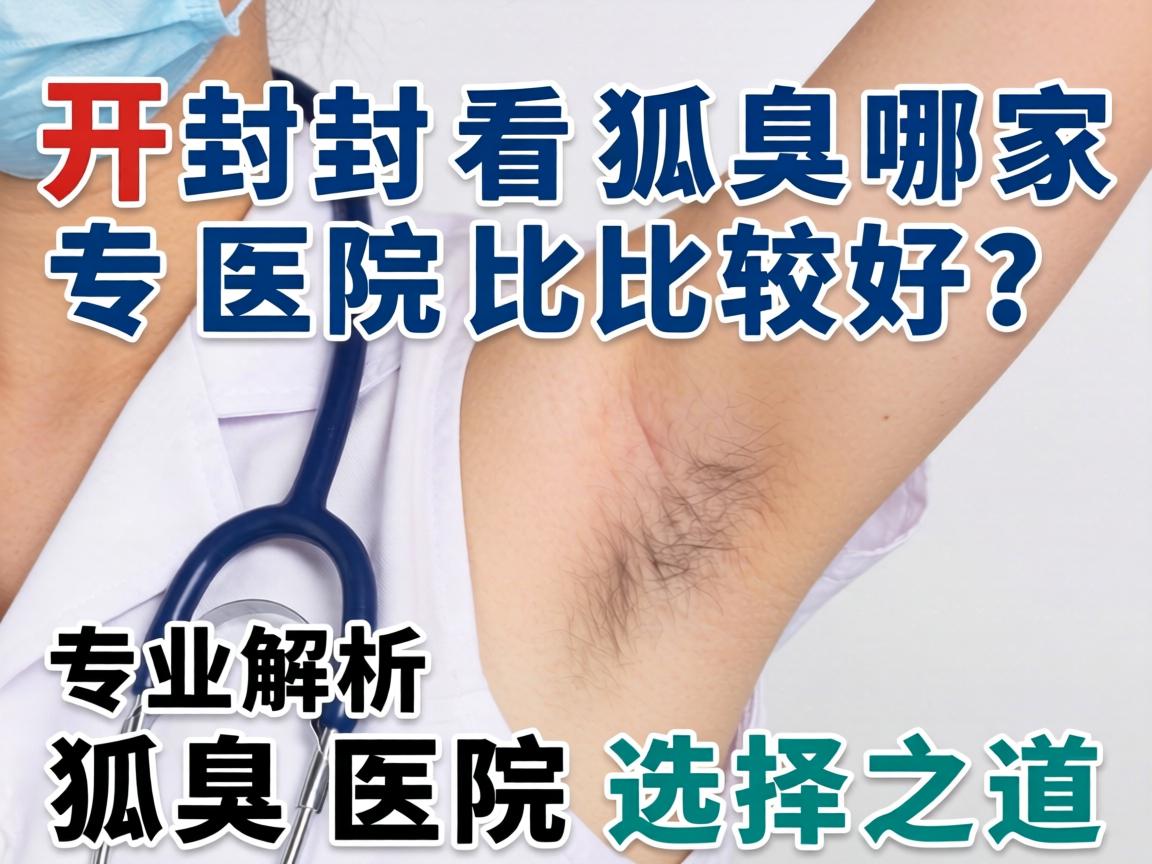 开封看狐臭哪家医院比较好？专业解析狐臭医院选择之道