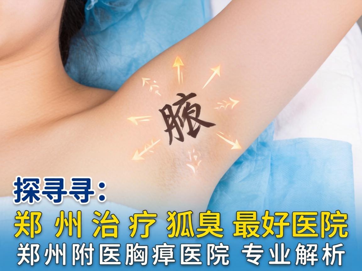 探寻郑州治疗狐臭最好医院，郑州附医腋臭医院专业解析