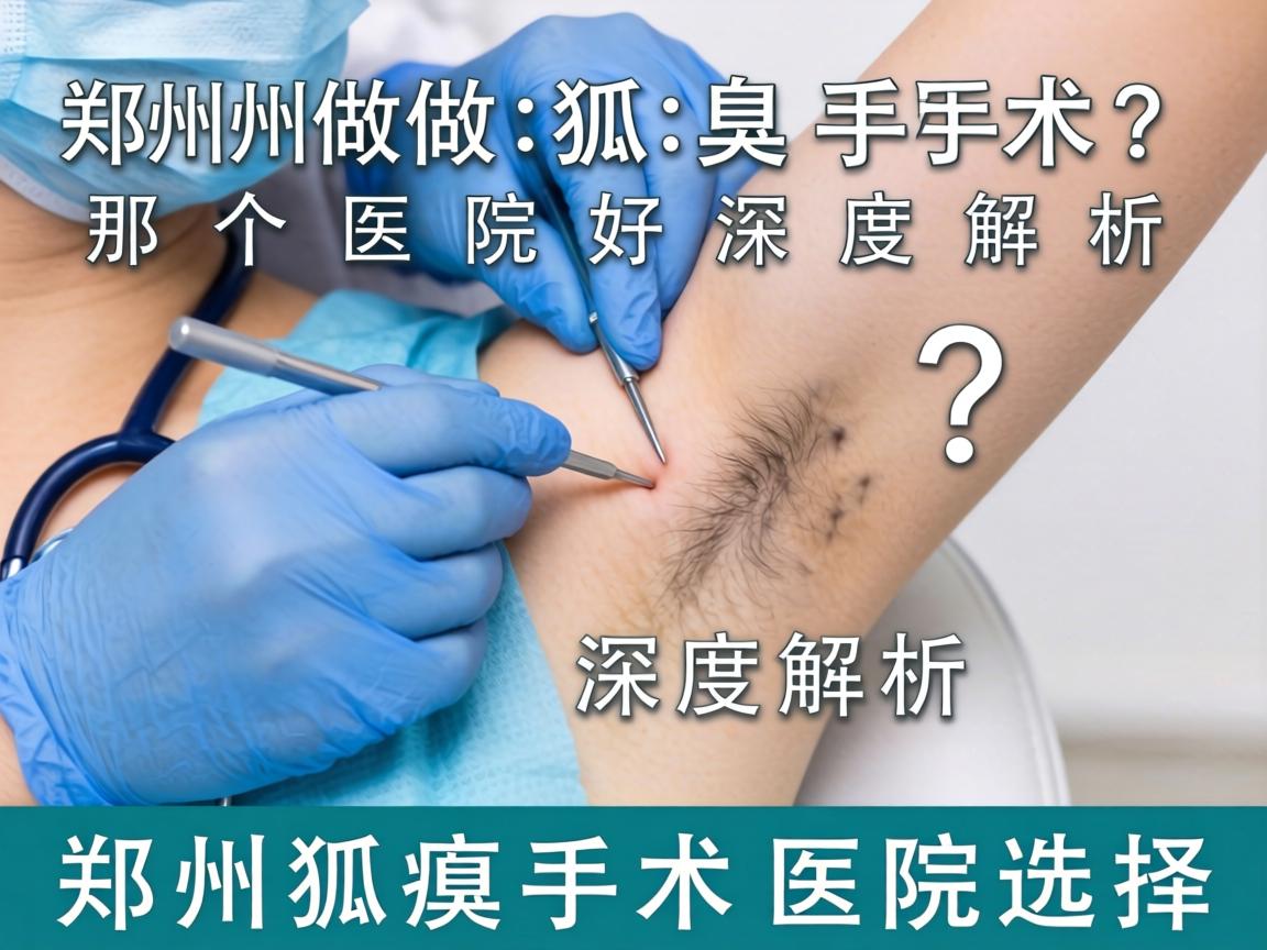 郑州做狐臭手术那个医院好？深度解析郑州狐臭手术医院选择