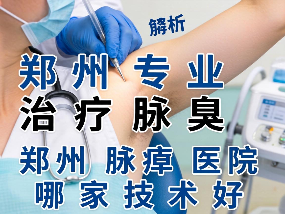 郑州专业治疗腋臭医院解析，郑州腋臭医院哪家技术好