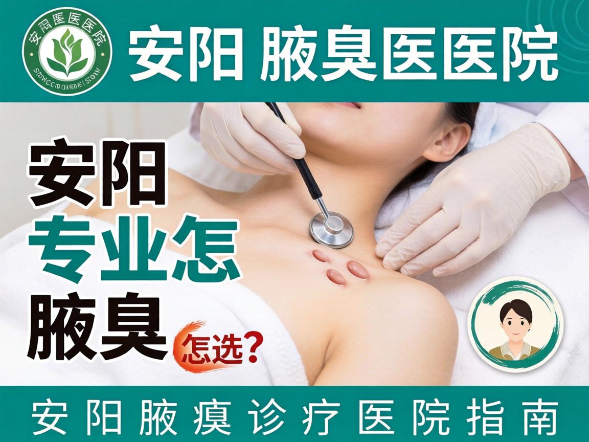 安阳专业腋臭医院怎么选？安阳腋臭诊疗医院指南