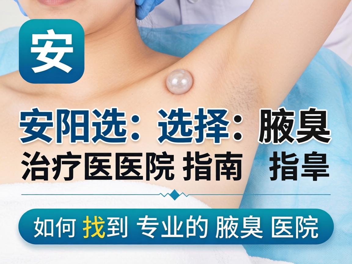 安阳选择腋臭治疗医院指南，如何找到专业的腋臭医院