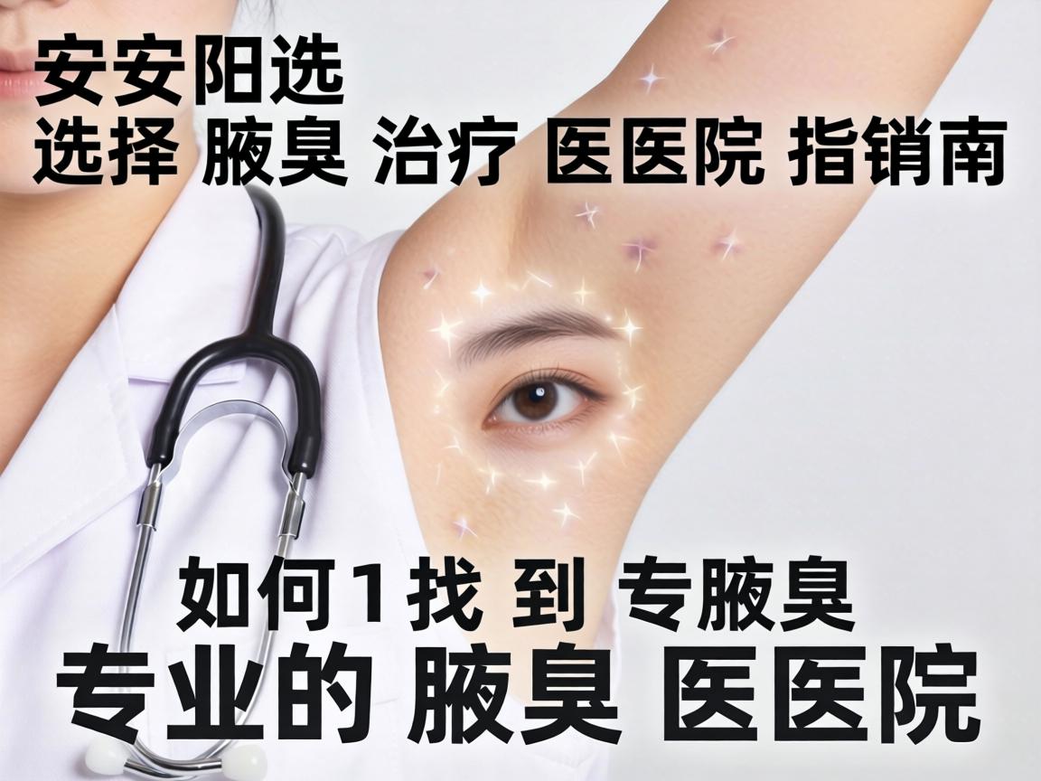 安阳选择腋臭治疗医院指南，如何找到专业的腋臭医院