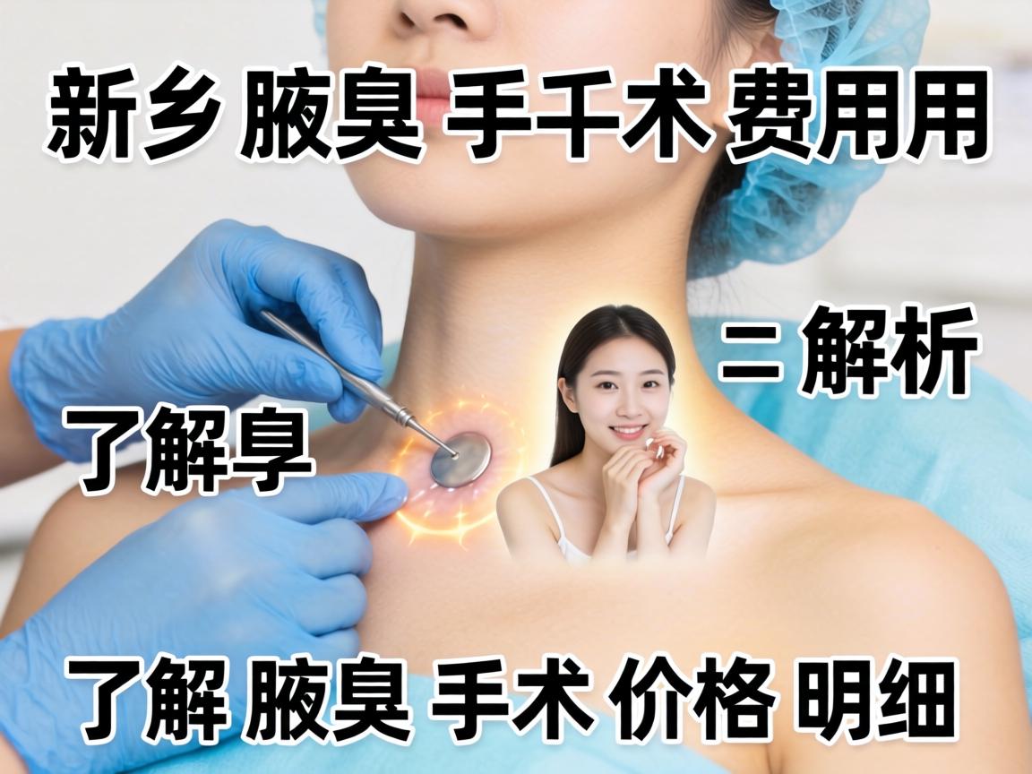 新乡腋臭手术费用解析，了解腋臭手术价格明细