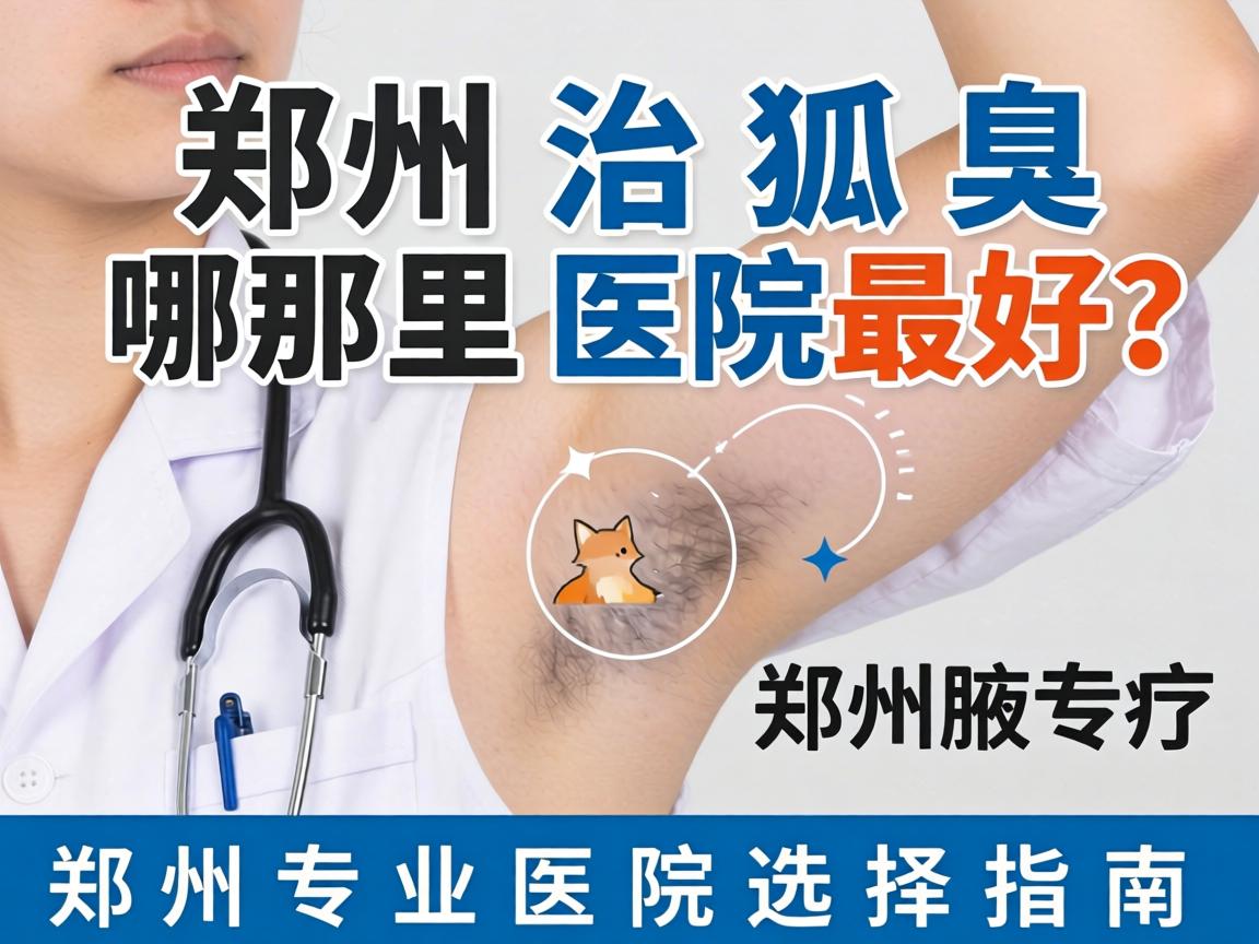 郑州治狐臭哪里医院最好？郑州专业医院选择指南