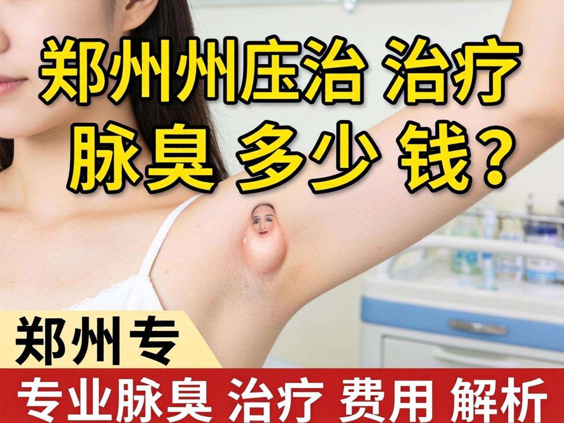 郑州治疗腋臭多少钱？郑州专业腋臭治疗费用解析