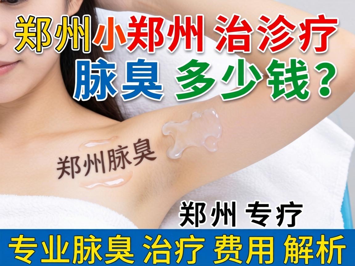 郑州治疗腋臭多少钱？郑州专业腋臭治疗费用解析