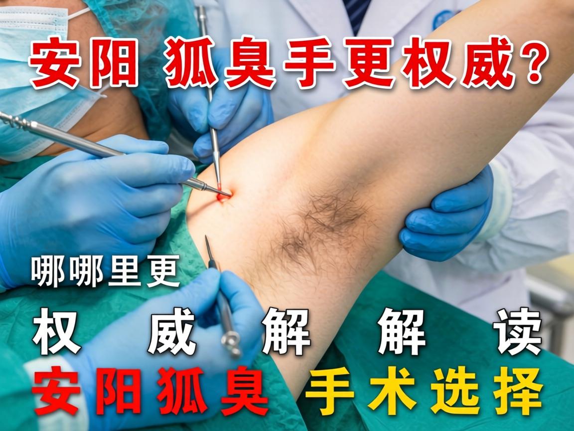 安阳狐臭手术哪里更权威？权威解读安阳狐臭手术选择