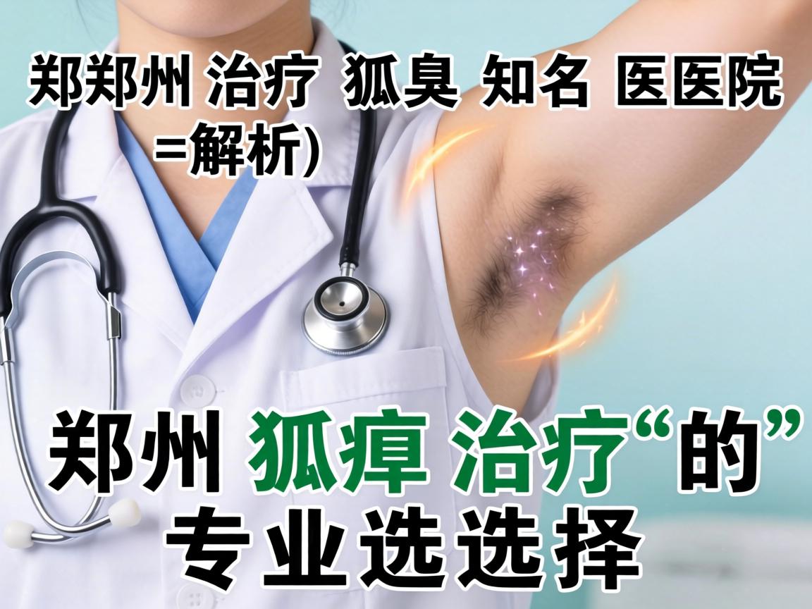 郑州治疗狐臭知名医院解析，郑州狐臭治疗的专业选择
