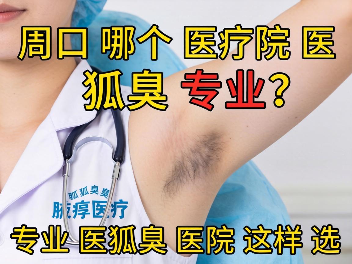 周口哪个医院医狐臭专业？专业医狐臭医院这样选
