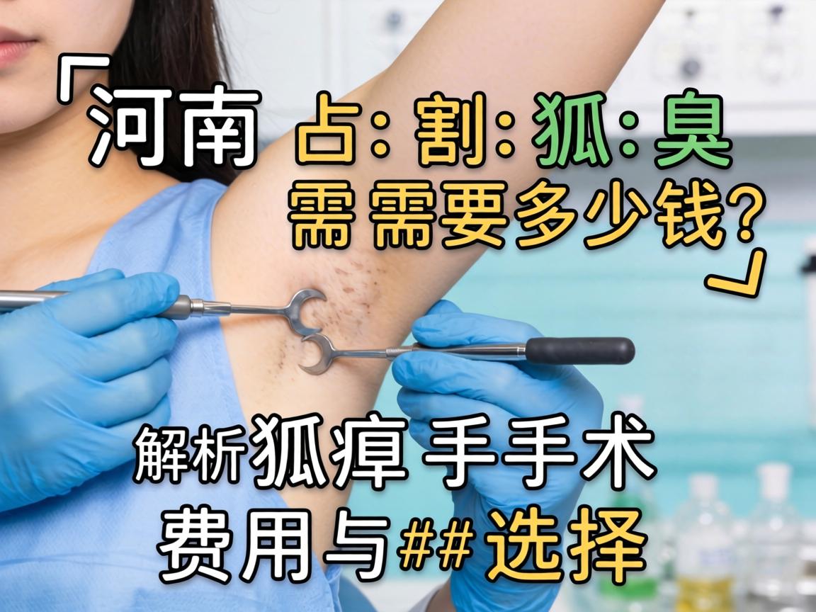 河南割狐臭需要多少钱？解析狐臭手术费用与选择